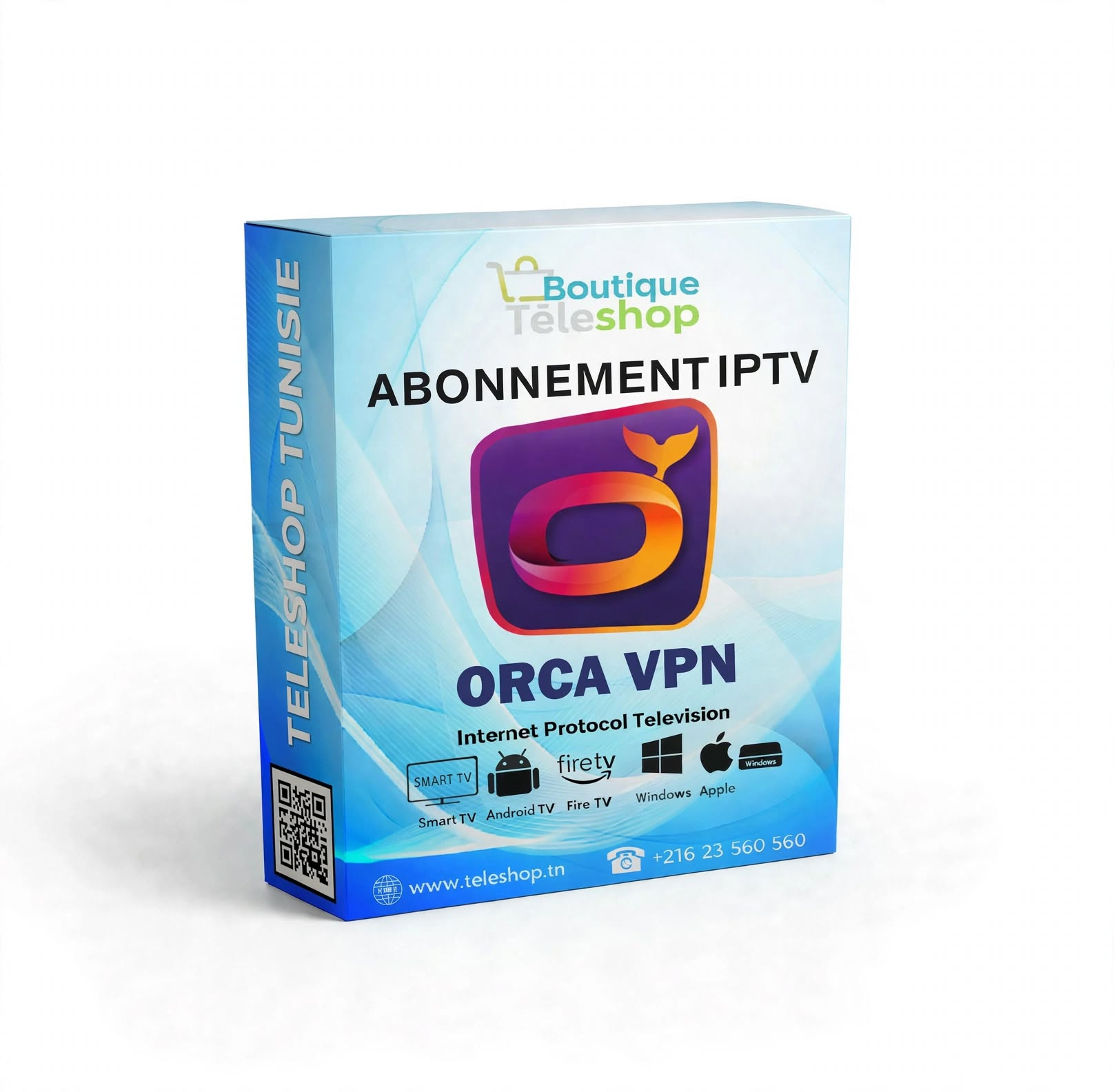 Orca VPN , teleshop.tn, Tél: +216 23 560 560 ABONNEMENT ORCA VPN 12 MOIS – Image 1