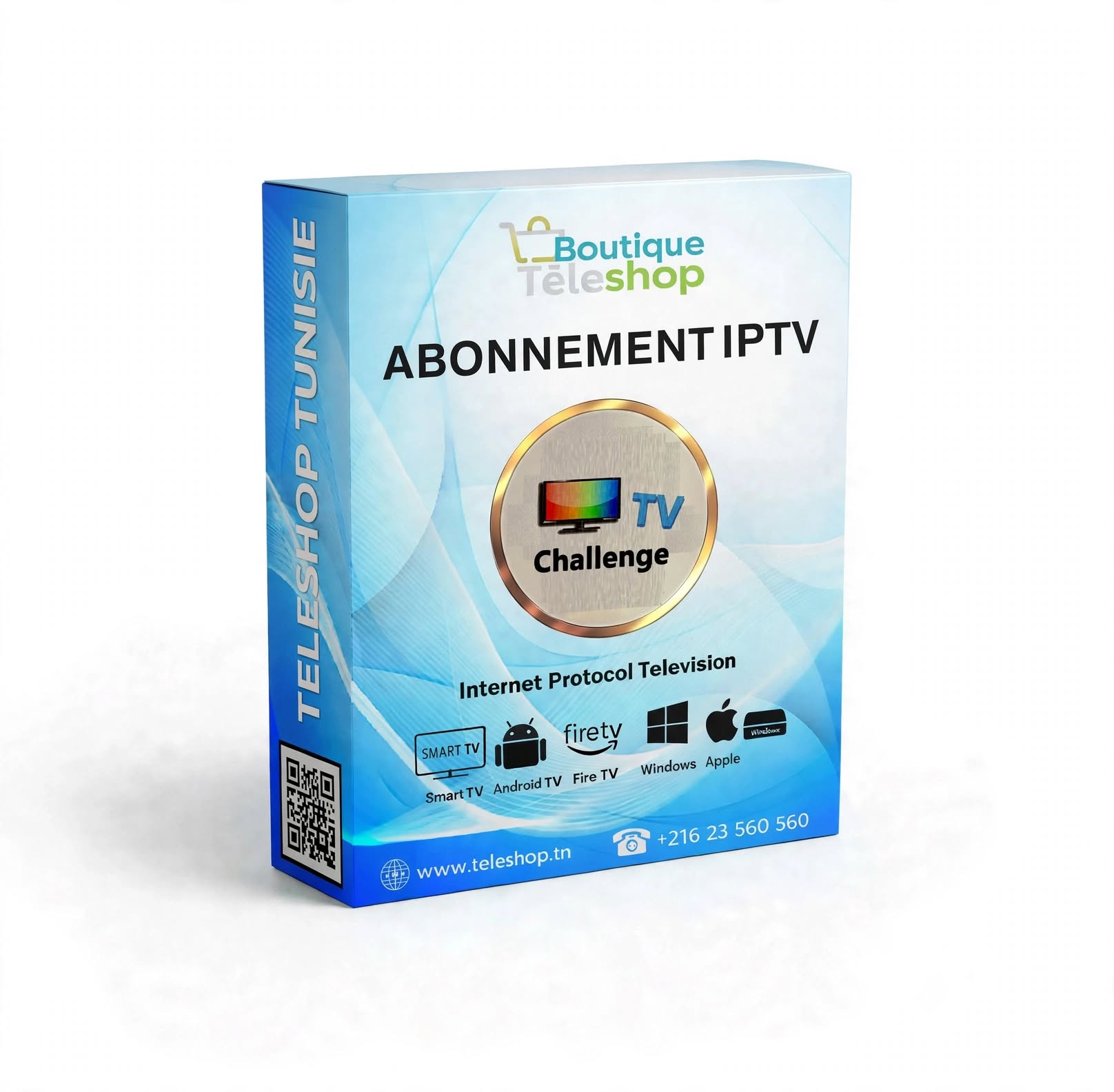 CHALLENGE IPTV TELESHOP TN - TEL +216 23 560 560 ABONNEMENT CHALLENGE IPTV XTREAM/M3U – Image 1