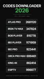Pack Codes Downloader IPTV 2026 - 25 Applications Officielles – Image 8