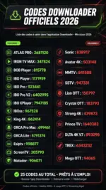 Pack Codes Downloader IPTV 2026 - 25 Applications Officielles – Image 9