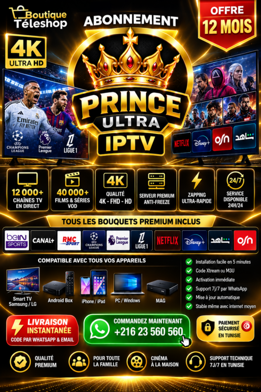 abonnement prince ultra iptv