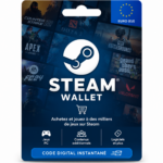 Carte Steam Wallet Euro (EU) - Code Digital Instantané